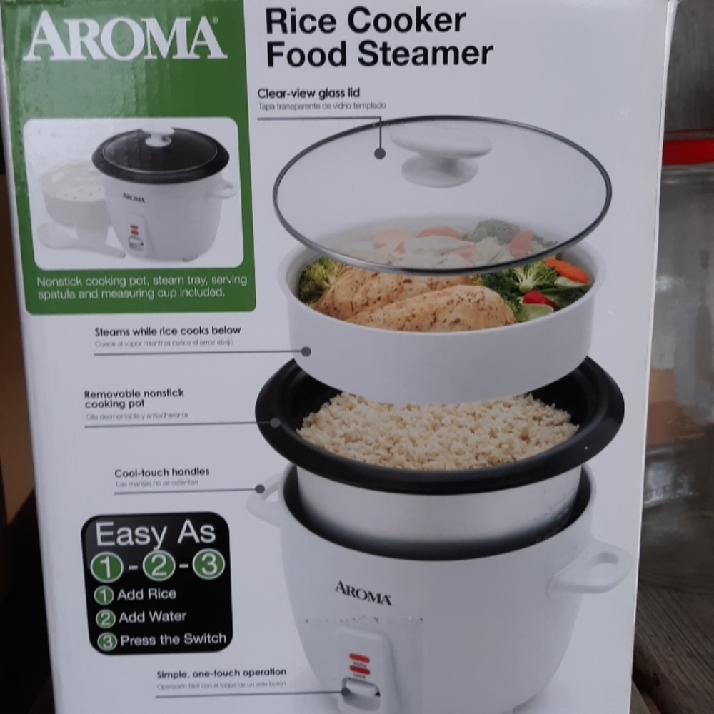 Aroma rice cooker/food steamer